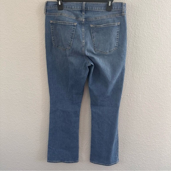 Gap Baby Boot Mid Rise Jeans 32 14R Light Wash Bootcut - Picture 2 of 8